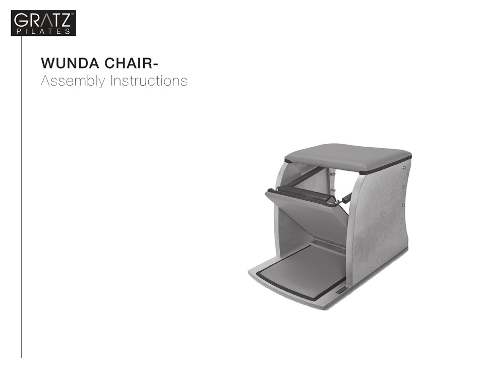 GRATZ PILATES WUNDA CHAIR ASSEMBLY INSTRUCTIONS Pdf Download ManualsLib