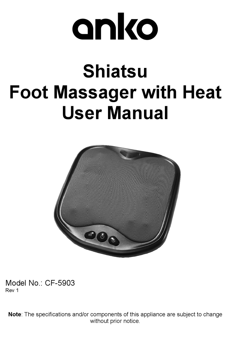 ANKO CF5903 USER MANUAL Pdf Download ManualsLib