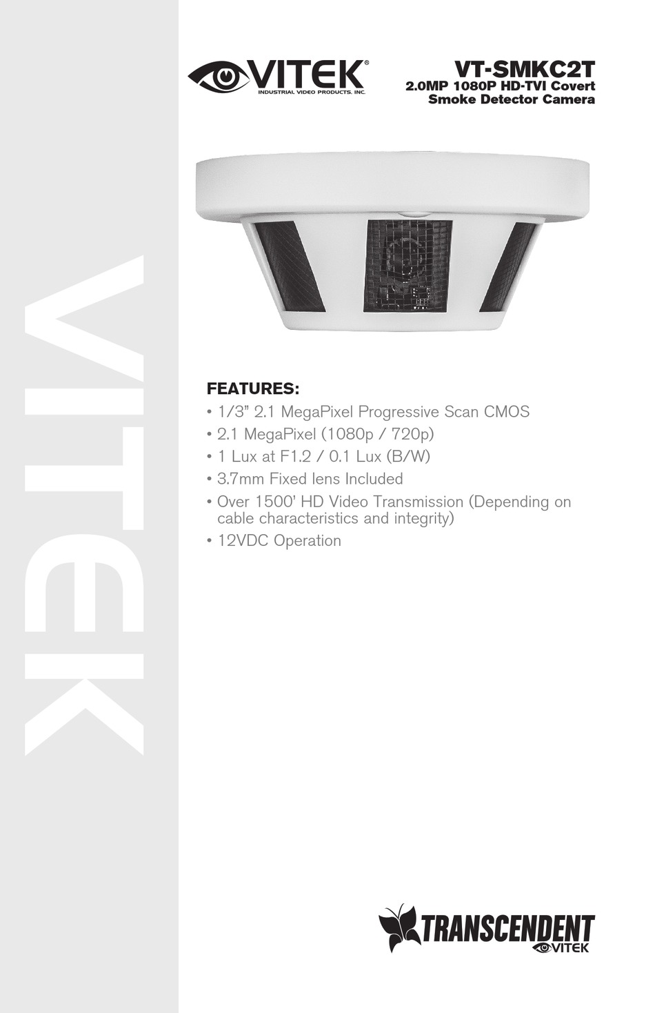 VITEK TRANSCENDENT VTSMKC2T QUICK START MANUAL Pdf Download ManualsLib