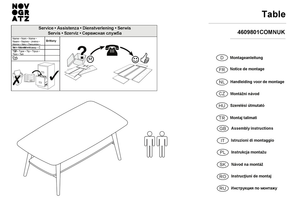 NOVOGRATZ ASSEMBLY INSTRUCTIONS MANUAL Pdf Download