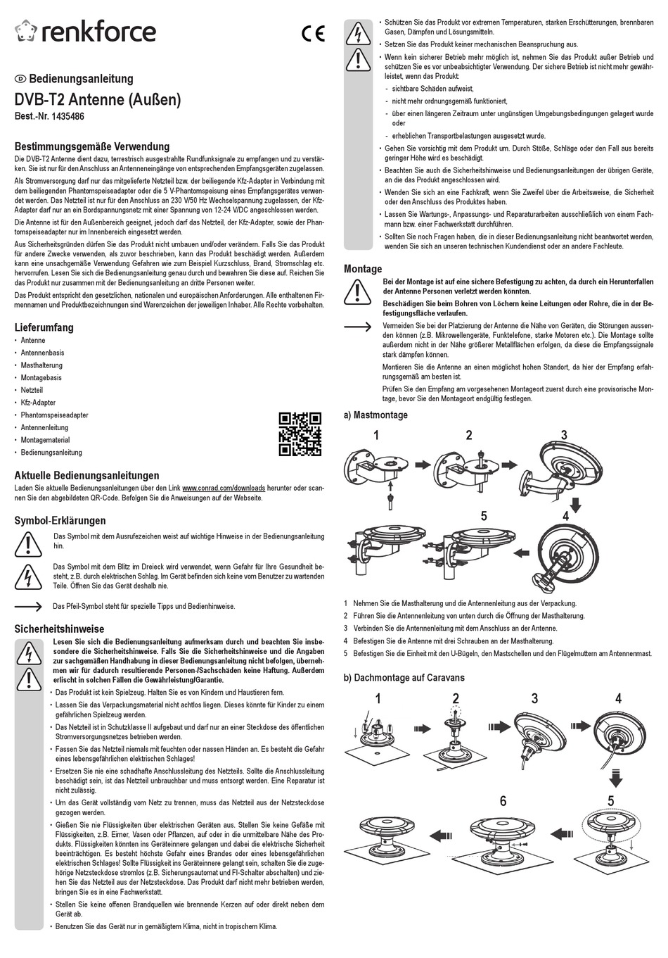 RENKFORCE 1435486 OPERATING INSTRUCTIONS MANUAL Pdf Download ManualsLib