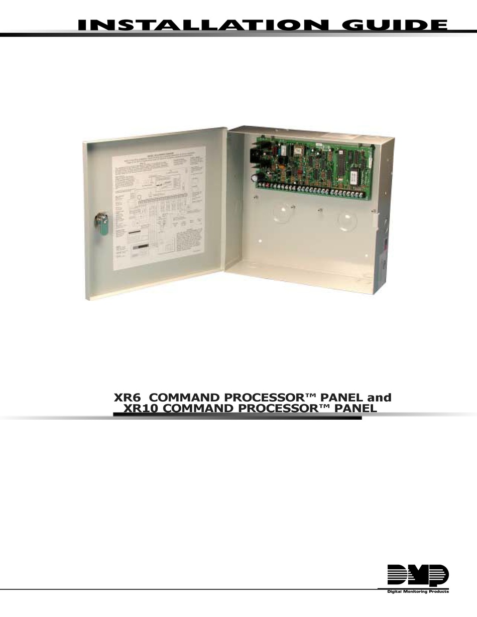 DMP ELECTRONICS COMMAND PROCESSOR XR6 INSTALLATION MANUAL Pdf Download