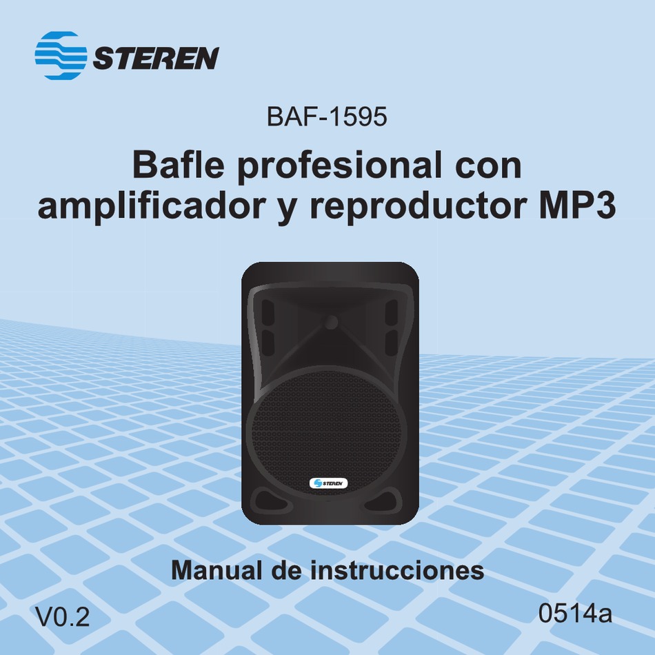 STEREN BAF 1595 INSTRUCTION MANUAL Pdf Download ManualsLib