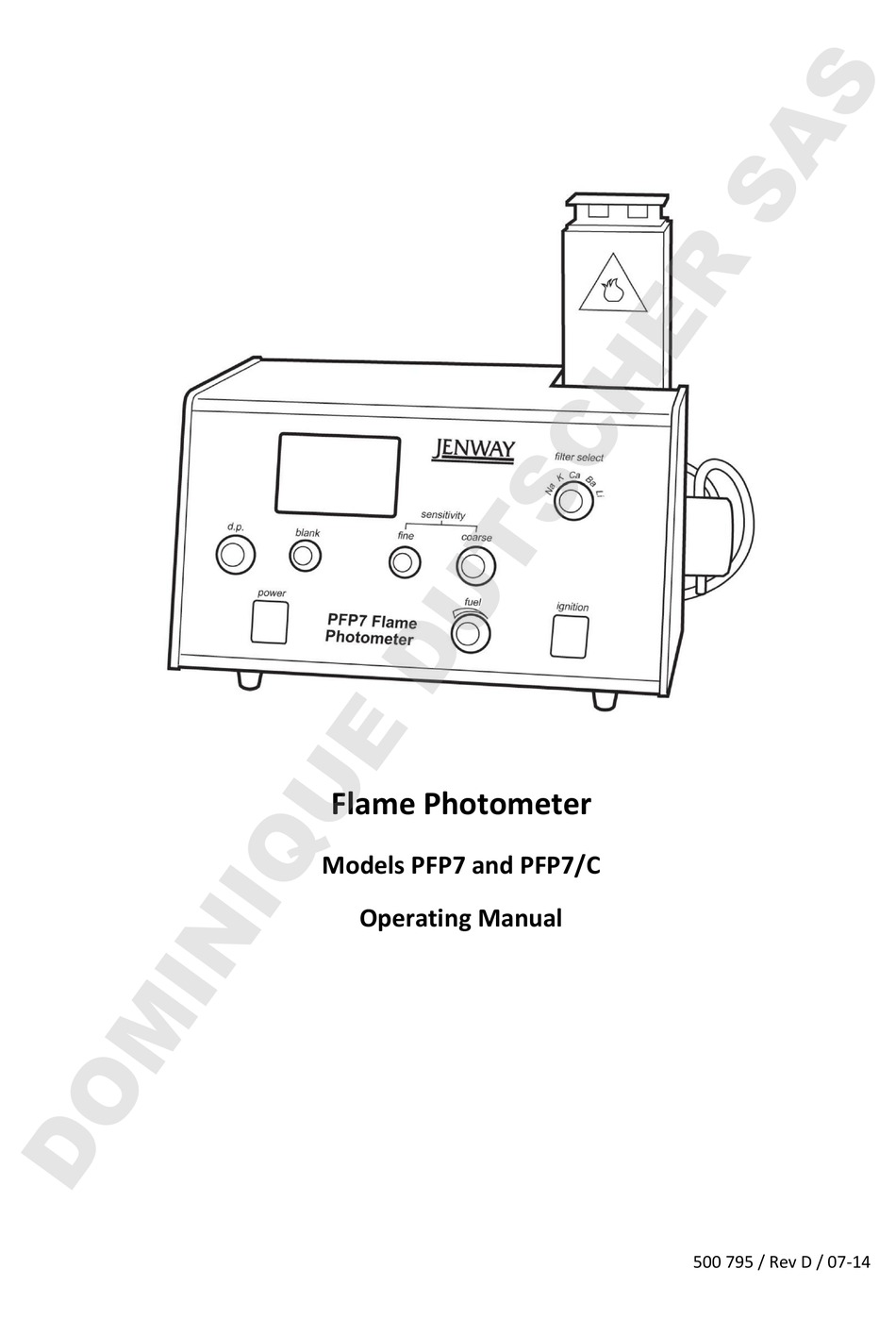 JENWAY PFP7 OPERATING MANUAL Pdf Download ManualsLib