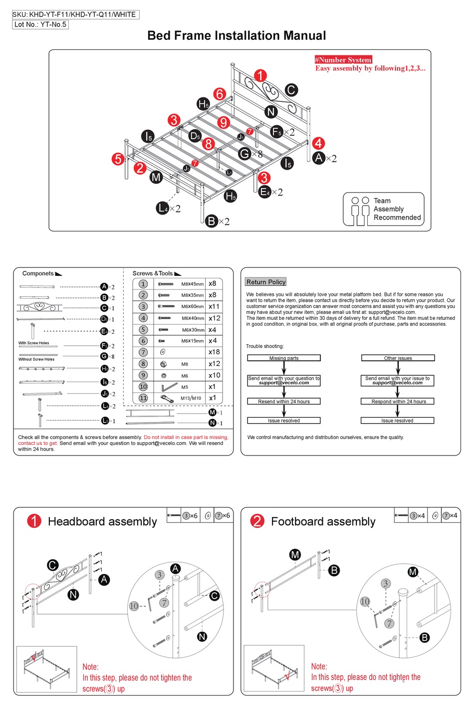 VECELO KHDYTF11 INSTALLATION MANUAL Pdf Download ManualsLib