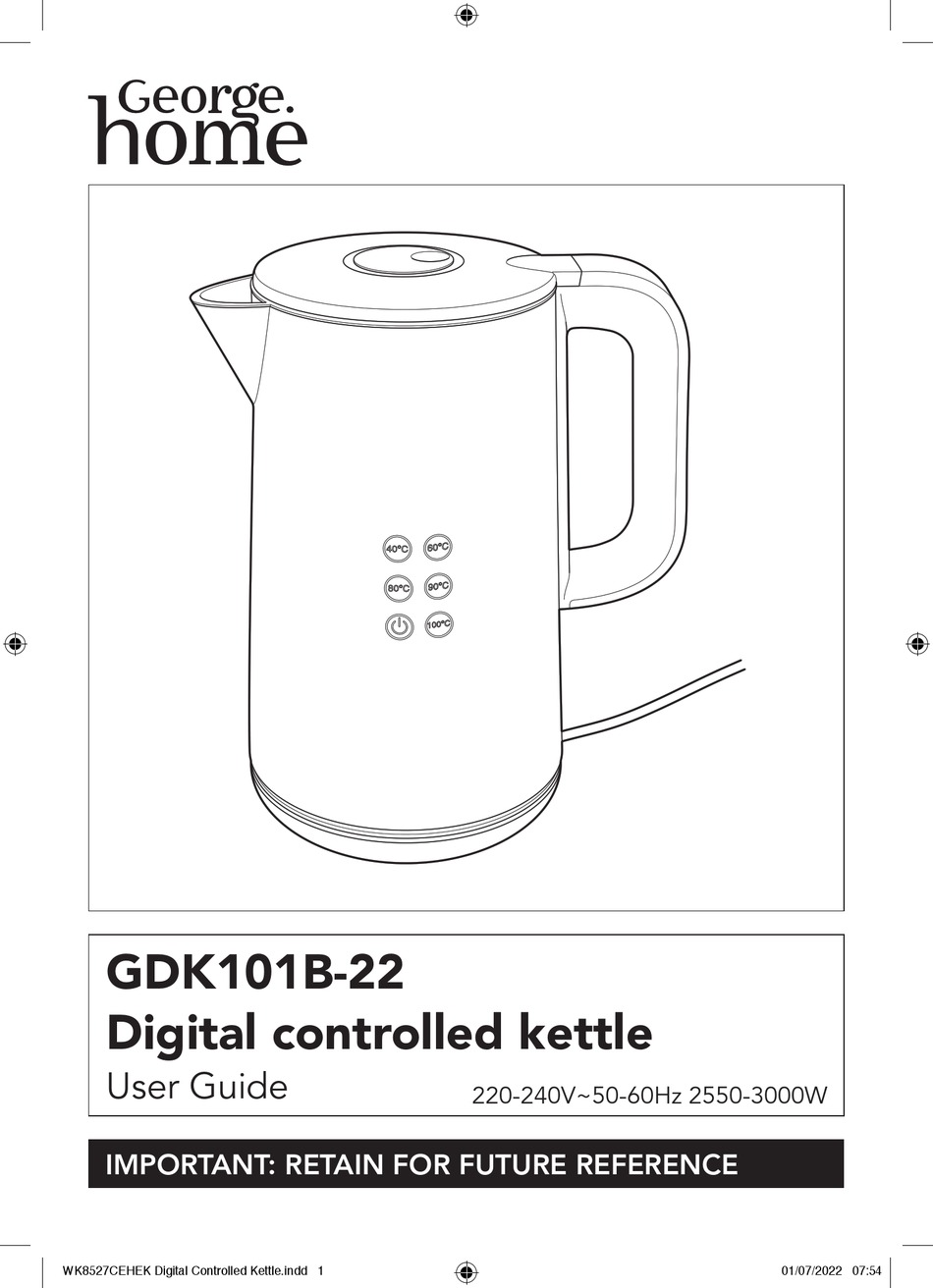 HOME GDK101B22 USER MANUAL Pdf Download ManualsLib