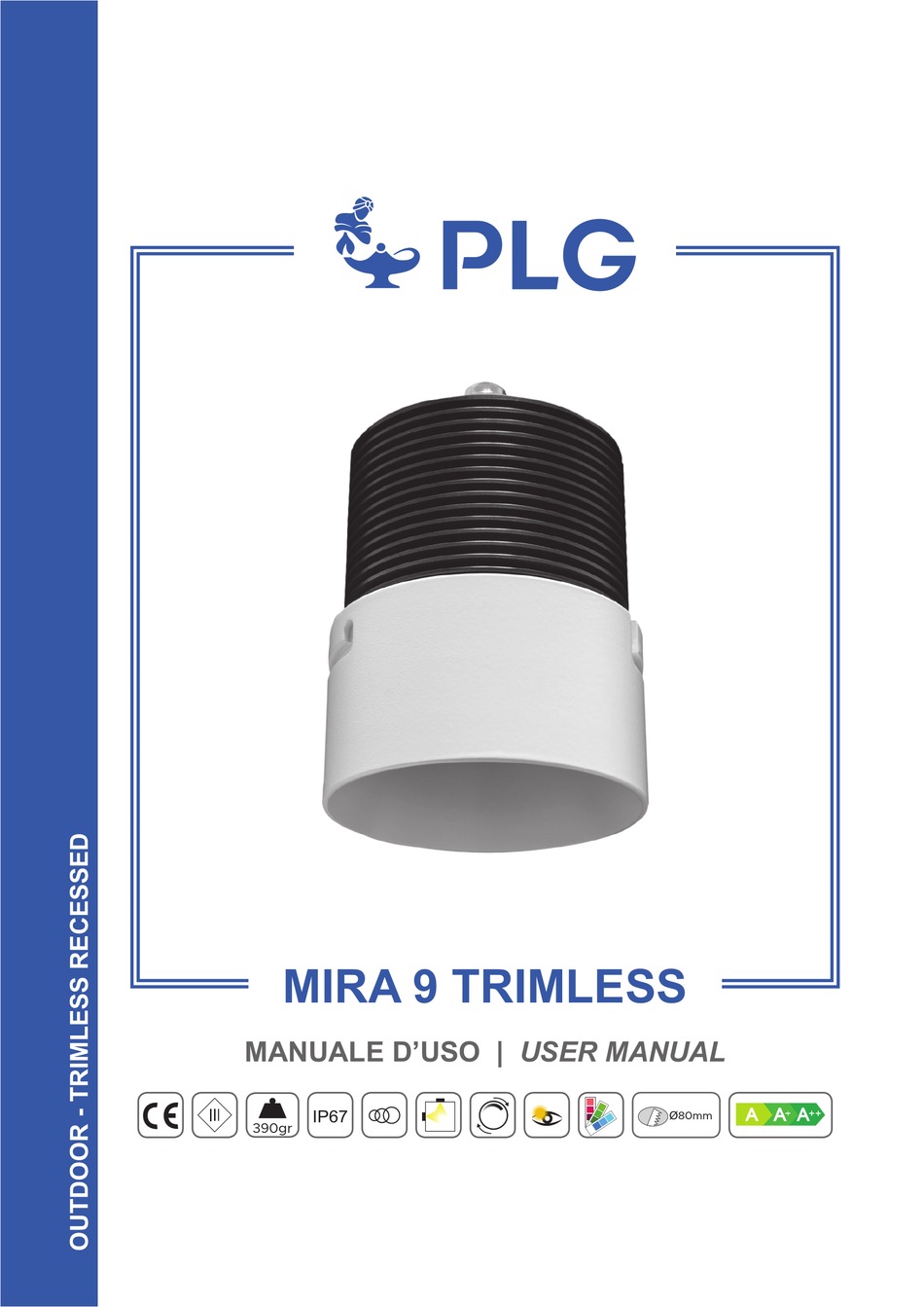PLG MIRA 9 TRIMLESS USER MANUAL Pdf Download ManualsLib