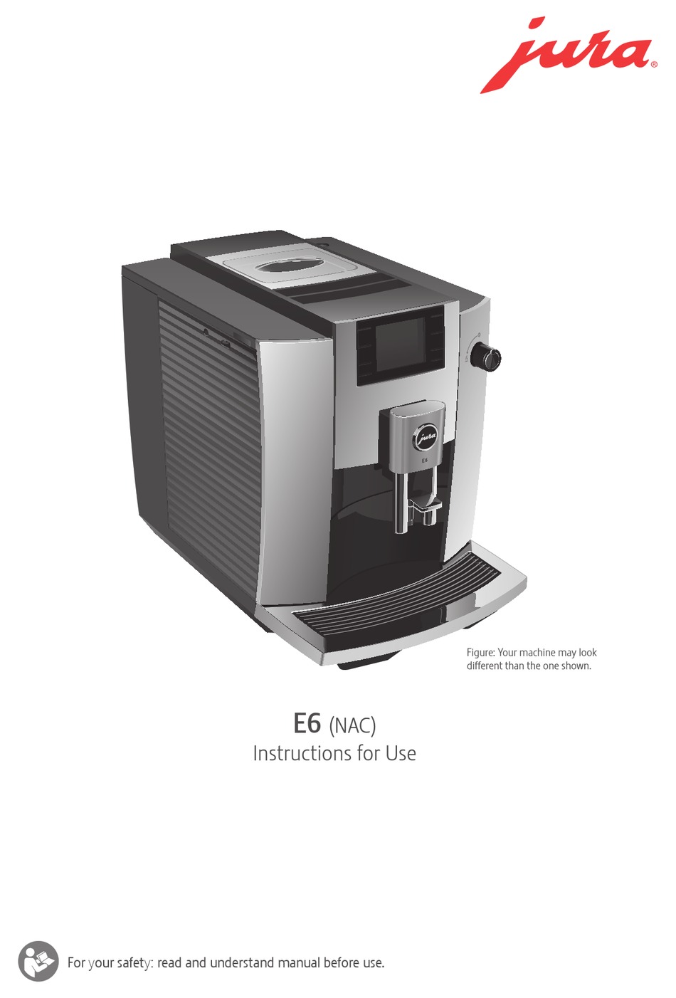 JURA E6 INSTRUCTIONS FOR USE MANUAL Pdf Download ManualsLib