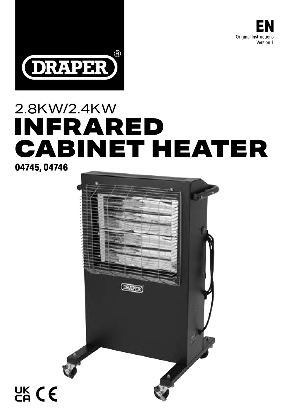 DRAPER 04745 ORIGINAL INSTRUCTIONS MANUAL Pdf Download ManualsLib