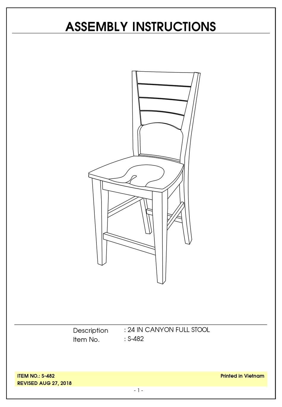 WHITEWOOD FURNITURE S482 ASSEMBLY INSTRUCTIONS Pdf Download ManualsLib