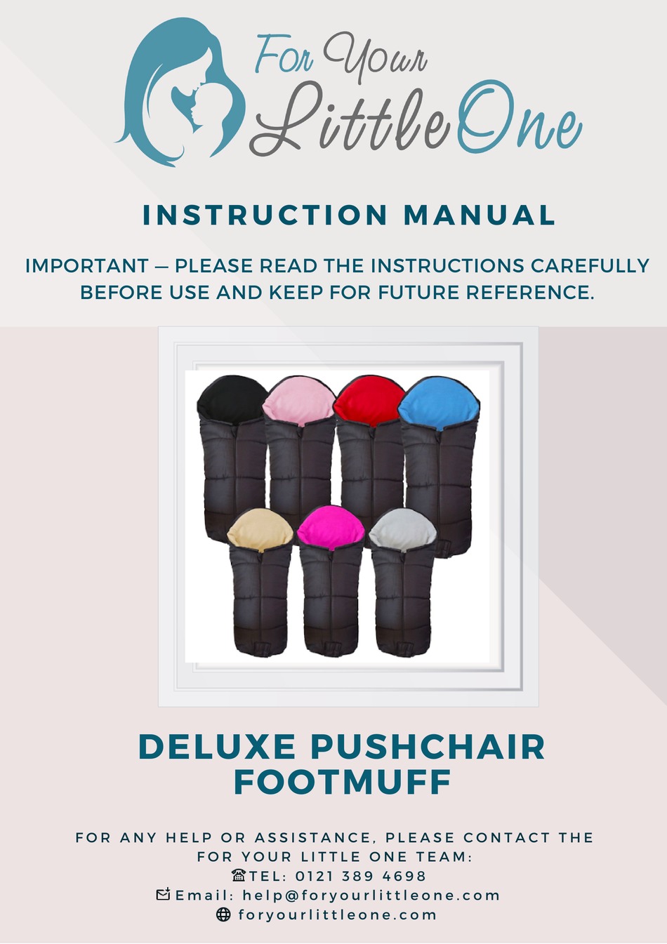 Baby Elegance Universal Deluxe Footmuff (Red