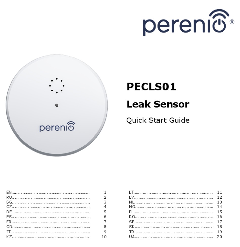 PERENIO PECLS01 QUICK START MANUAL Pdf Download | ManualsLib