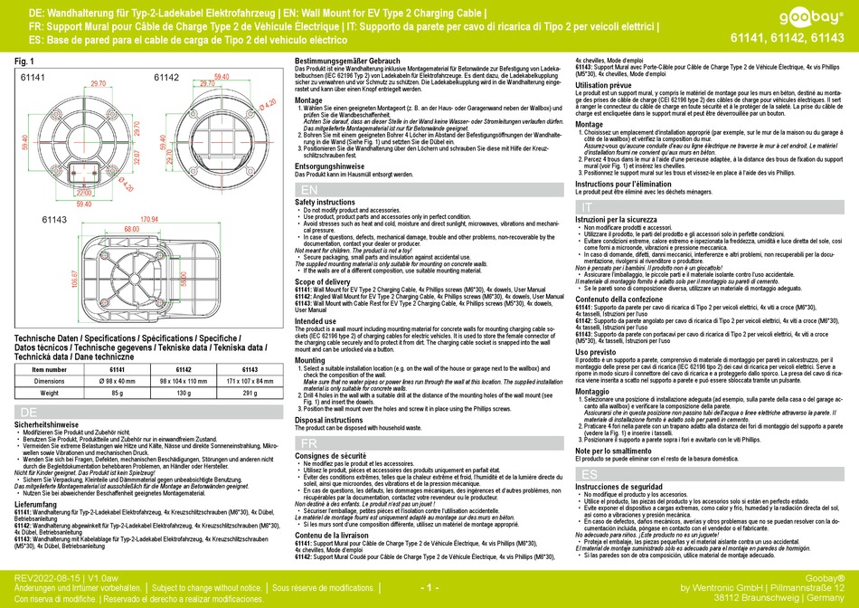 WENTRONIC GOOBAY 61141 QUICK START MANUAL Pdf Download | ManualsLib