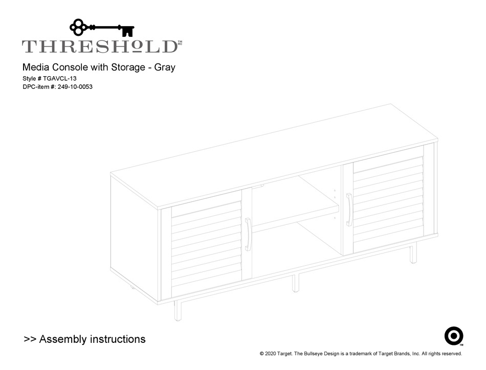 THRESHOLD TGAVCL13 ASSEMBLY INSTRUCTIONS MANUAL Pdf Download ManualsLib