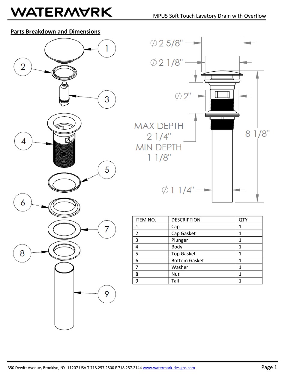 Watermark Mpu5 Installation Instructions Pdf Download 