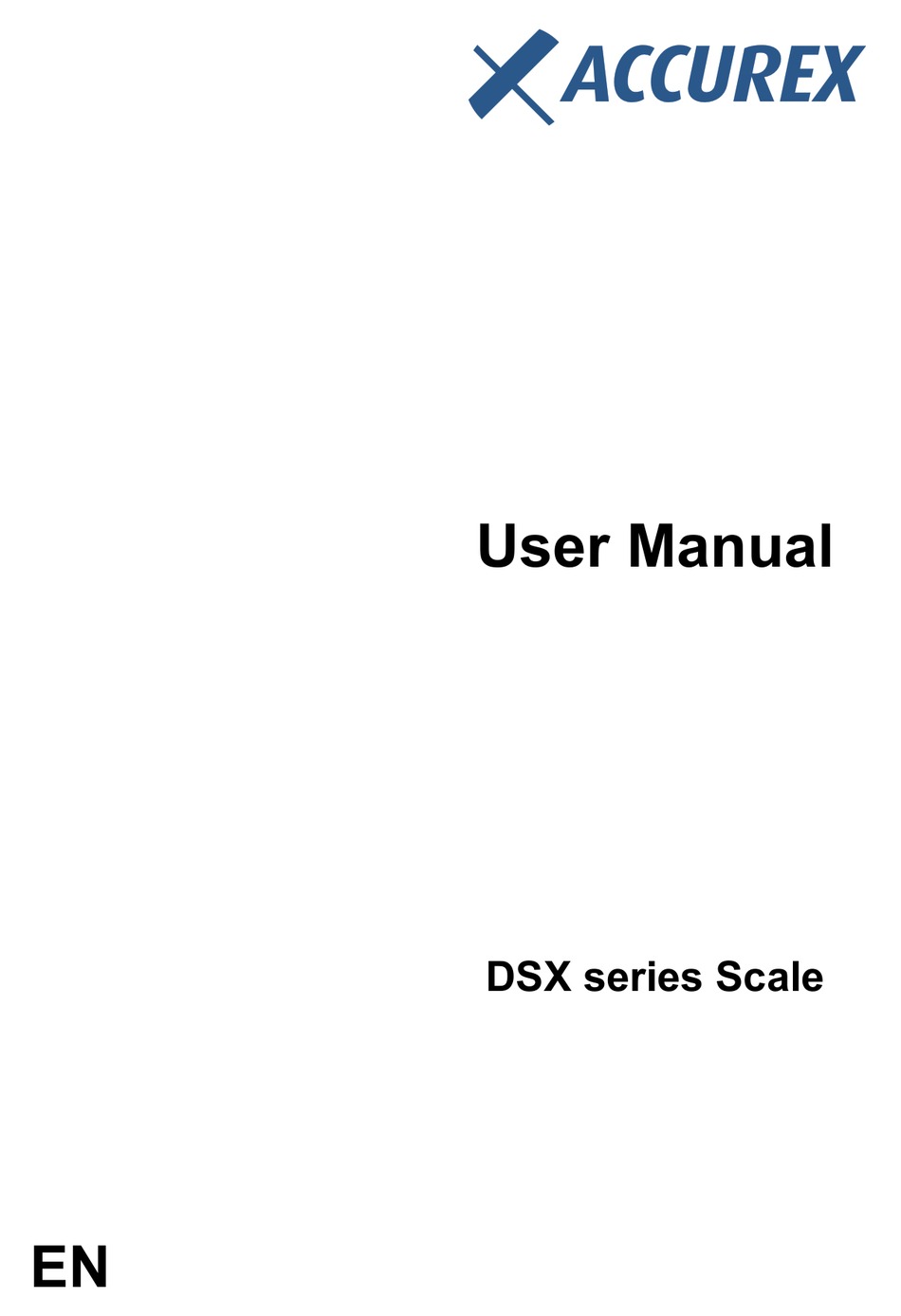 ACCUREX DSX SERIES USER MANUAL Pdf Download ManualsLib