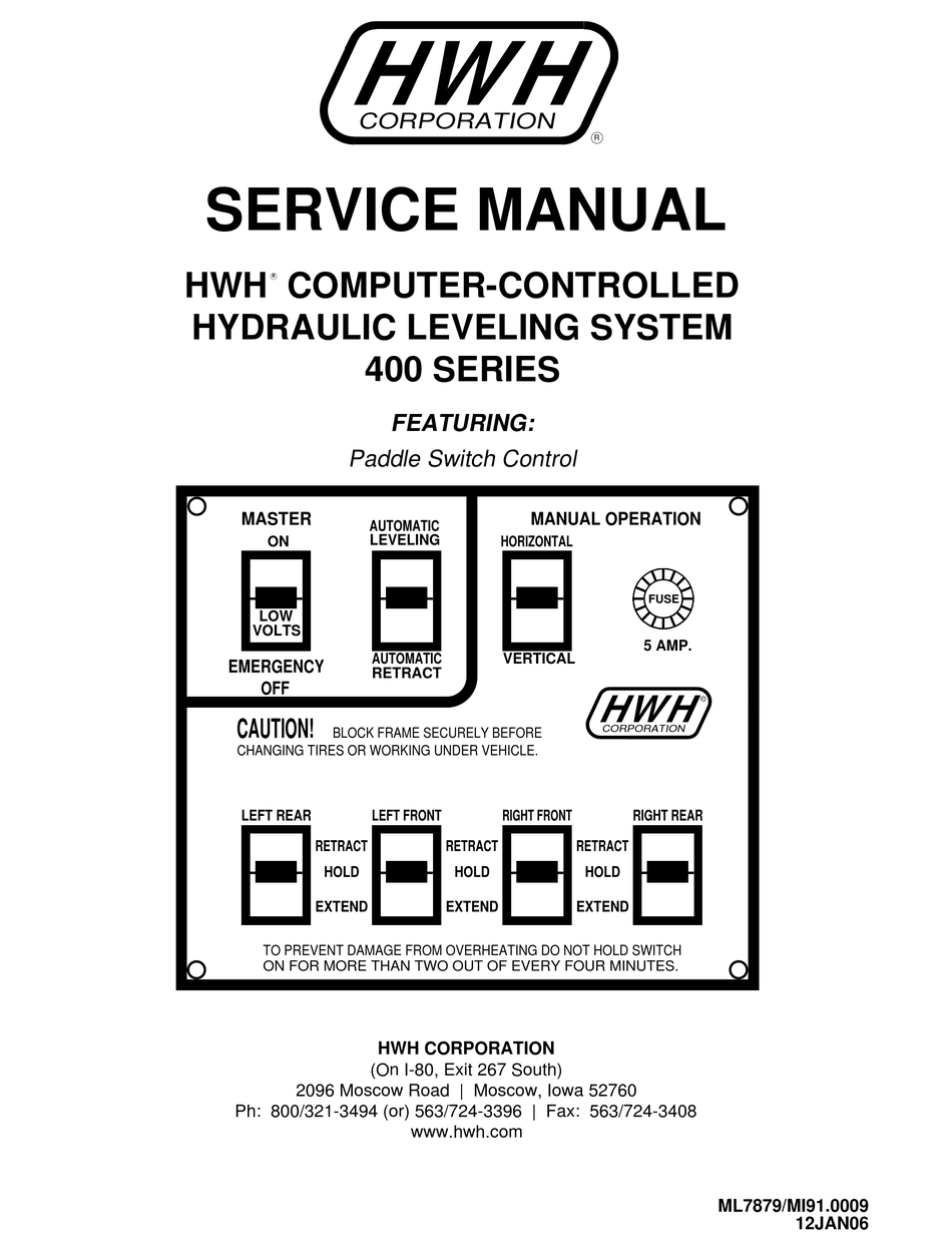 HWH 400 SERIES SERVICE MANUAL Pdf Download ManualsLib