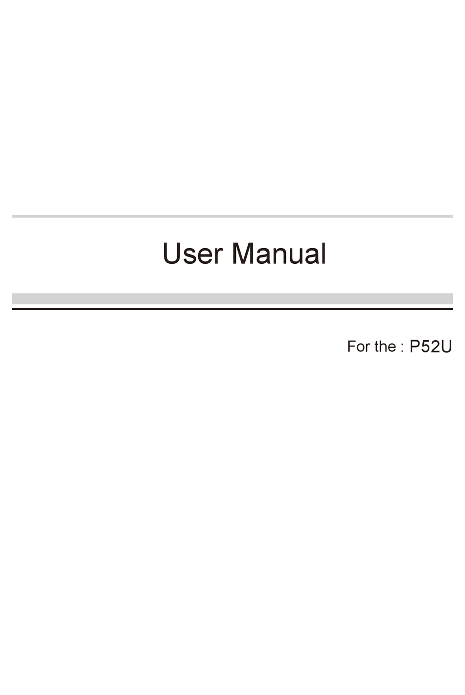 SHUTTLE P52U USER MANUAL Pdf Download | ManualsLib