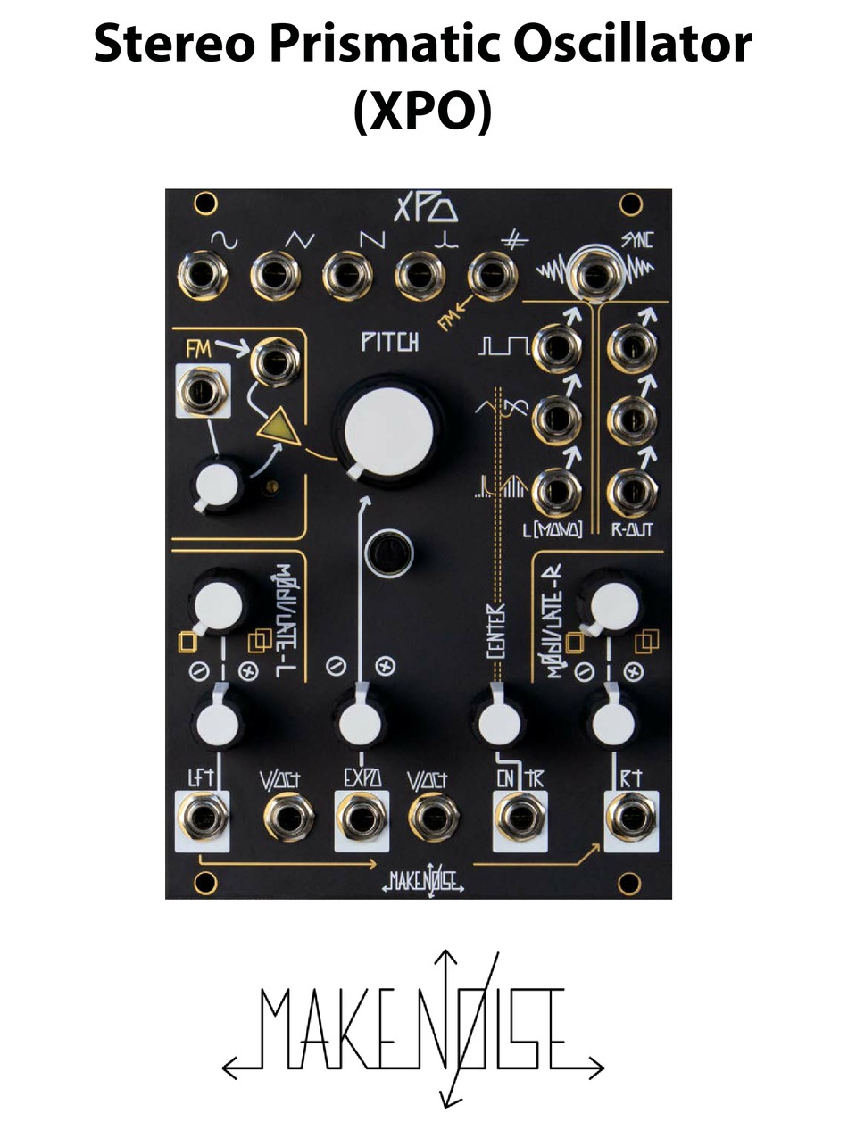 MAKE NOISE XPO MANUAL Pdf Download ManualsLib