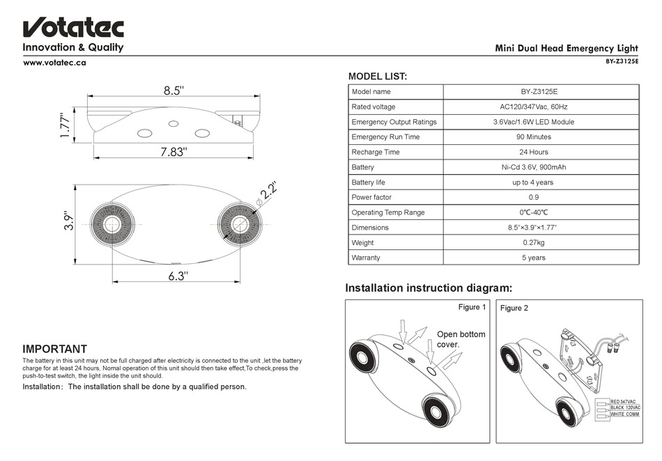 VOTATEC BY-Z3125E QUICK MANUAL Pdf Download | ManualsLib