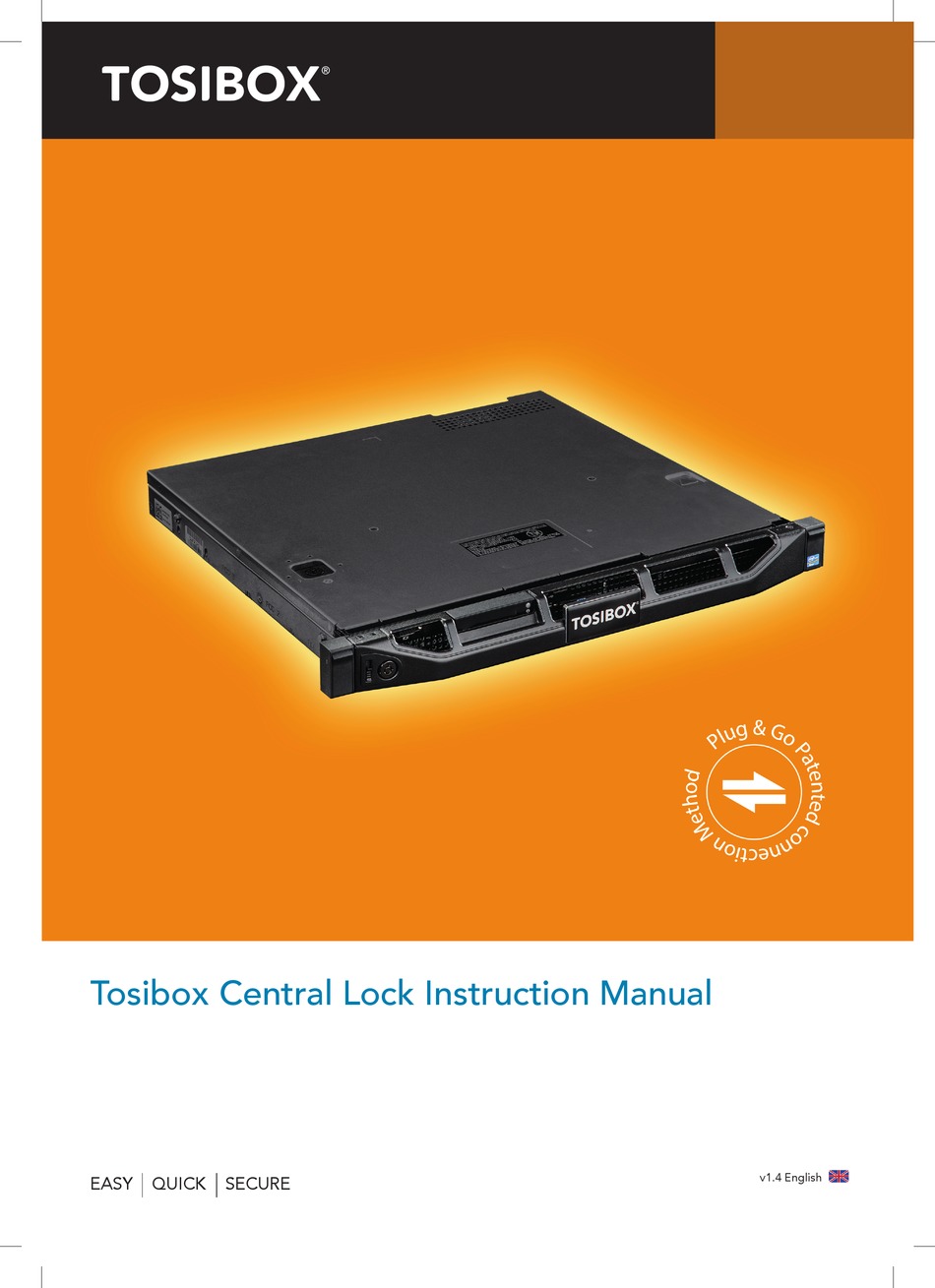 TOSIBOX CENTRAL LOCK INSTRUCTION MANUAL Pdf Download ManualsLib