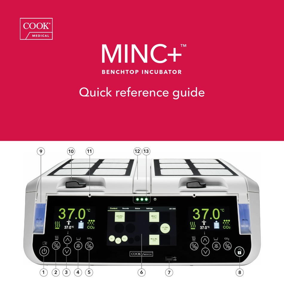COOK MEDICAL MINC+ QUICK REFERENCE MANUAL Pdf Download ManualsLib