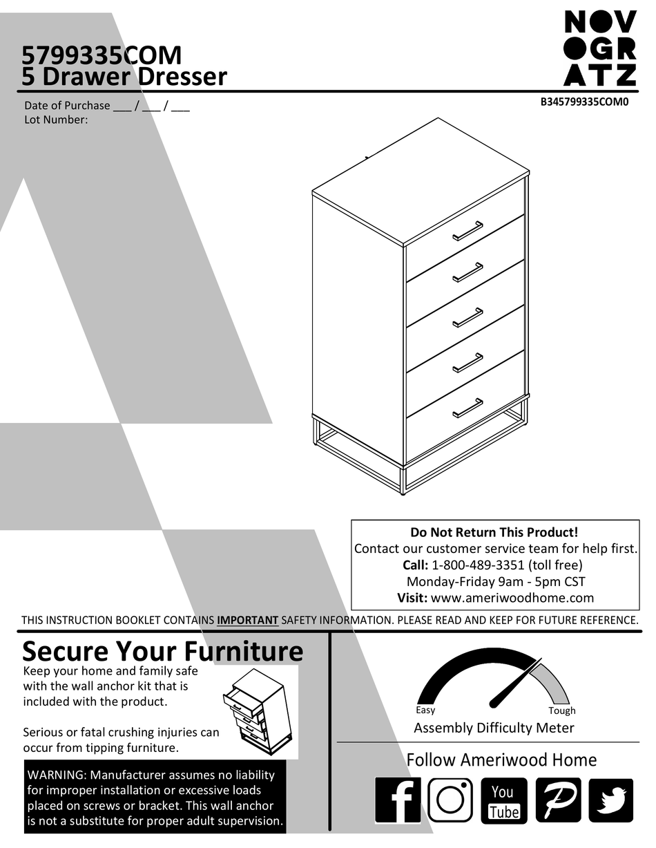 NOVOGRATZ INSTRUCTION BOOKLET Pdf Download ManualsLib