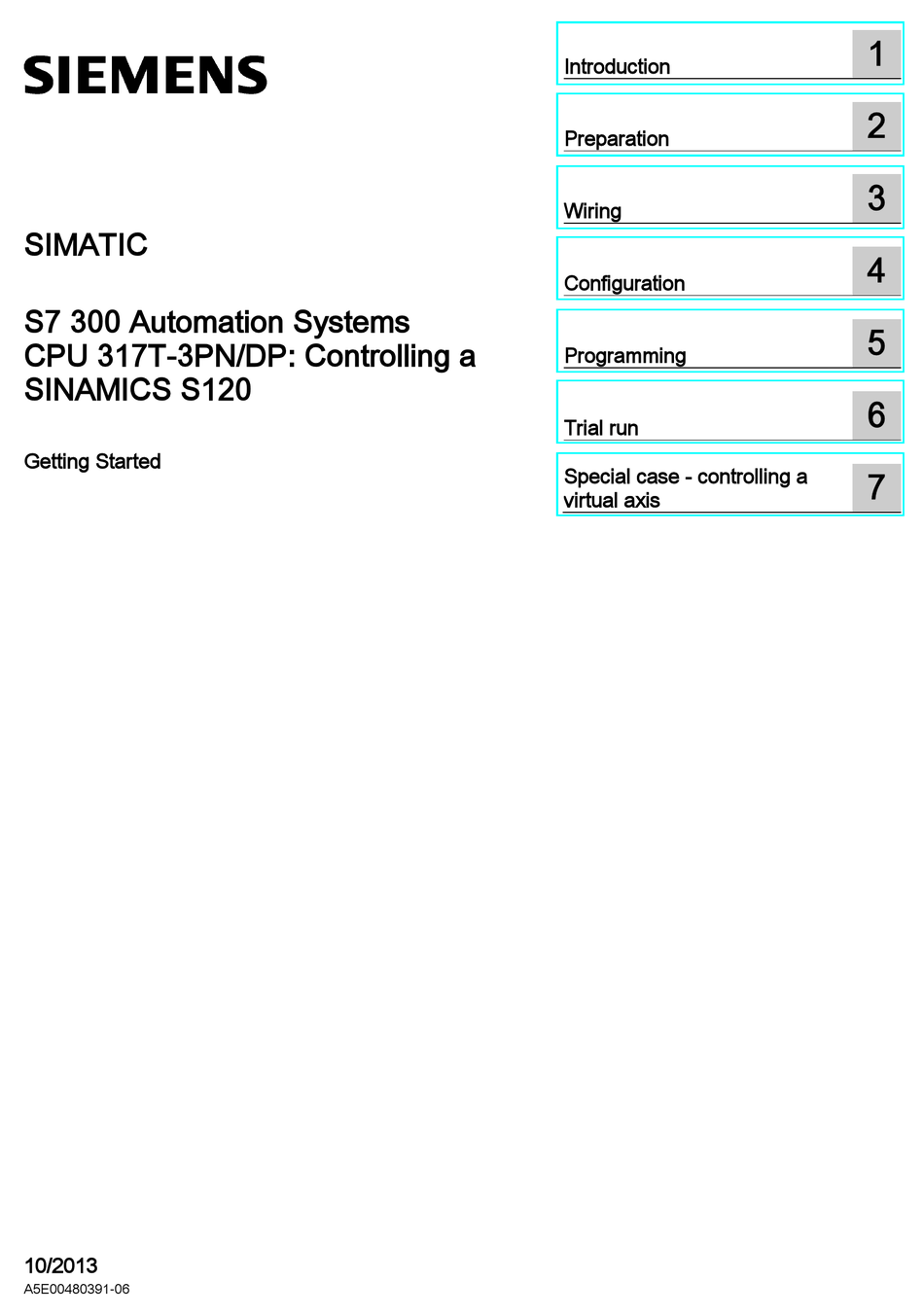 SIEMENS SIMATIC S7 300 GETTING STARTED Pdf Download | ManualsLib