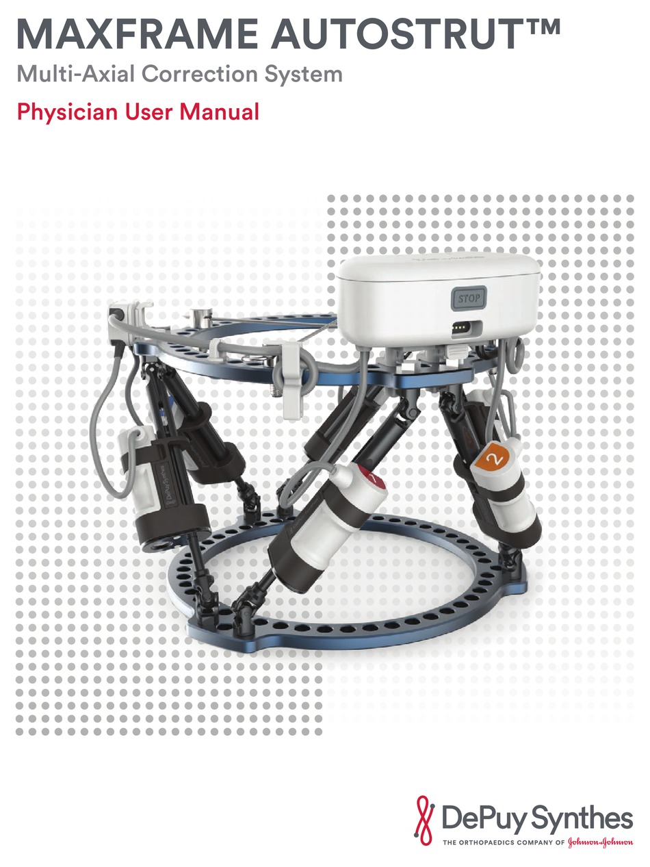 SYNTHES MAXFRAME AUTOSTRUT USER MANUAL Pdf Download ManualsLib