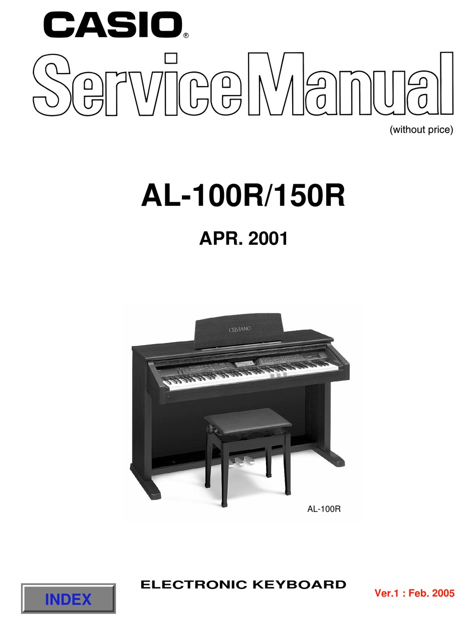 CASIO AL-100R SERVICE MANUAL Pdf Download | ManualsLib