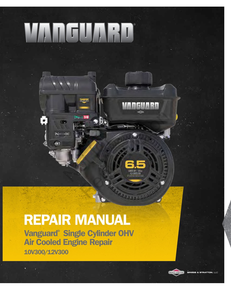BRIGGS & STRATTON VANGUARD 10V300 REPAIR MANUAL Pdf Download ManualsLib