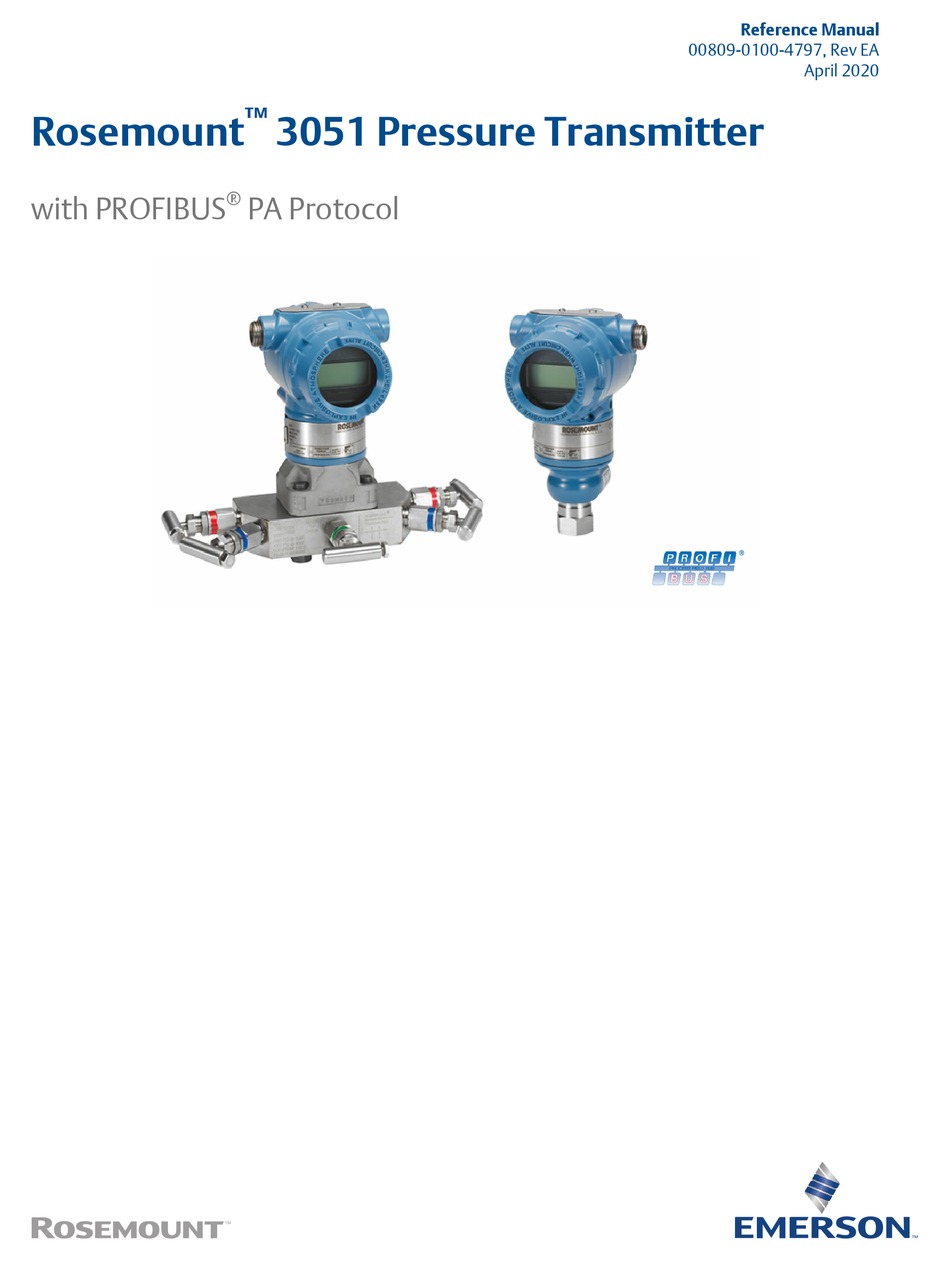 EMERSON ROSEMOUNT 3051 REFERENCE MANUAL Pdf Download ManualsLib