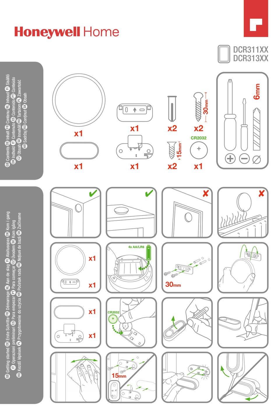 HONEYWELL HOME DCR311 SERIES TROUBLESHOOTING Pdf Download ManualsLib