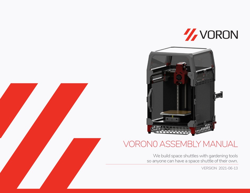 VORON VORON0 ASSEMBLY MANUAL Pdf Download | ManualsLib