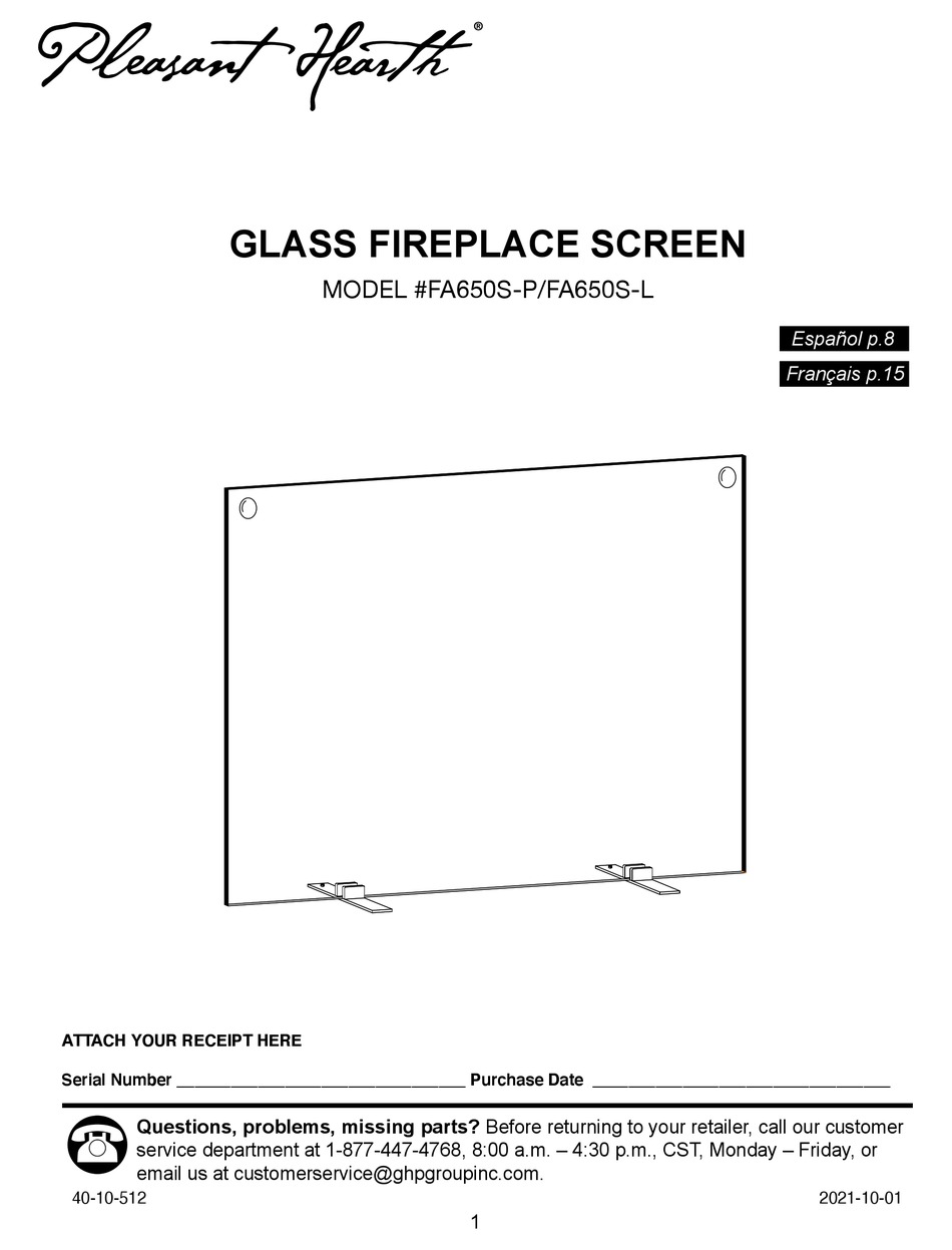 PLEASANT HEARTH FA650SP MANUAL Pdf Download ManualsLib