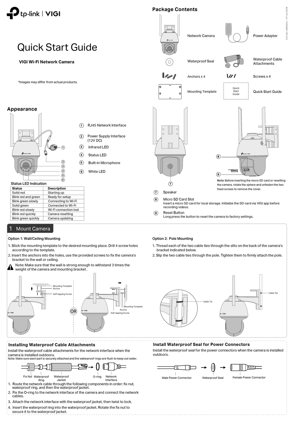 TP-LINK VIGI C540-W QUICK START MANUAL Pdf Download | ManualsLib