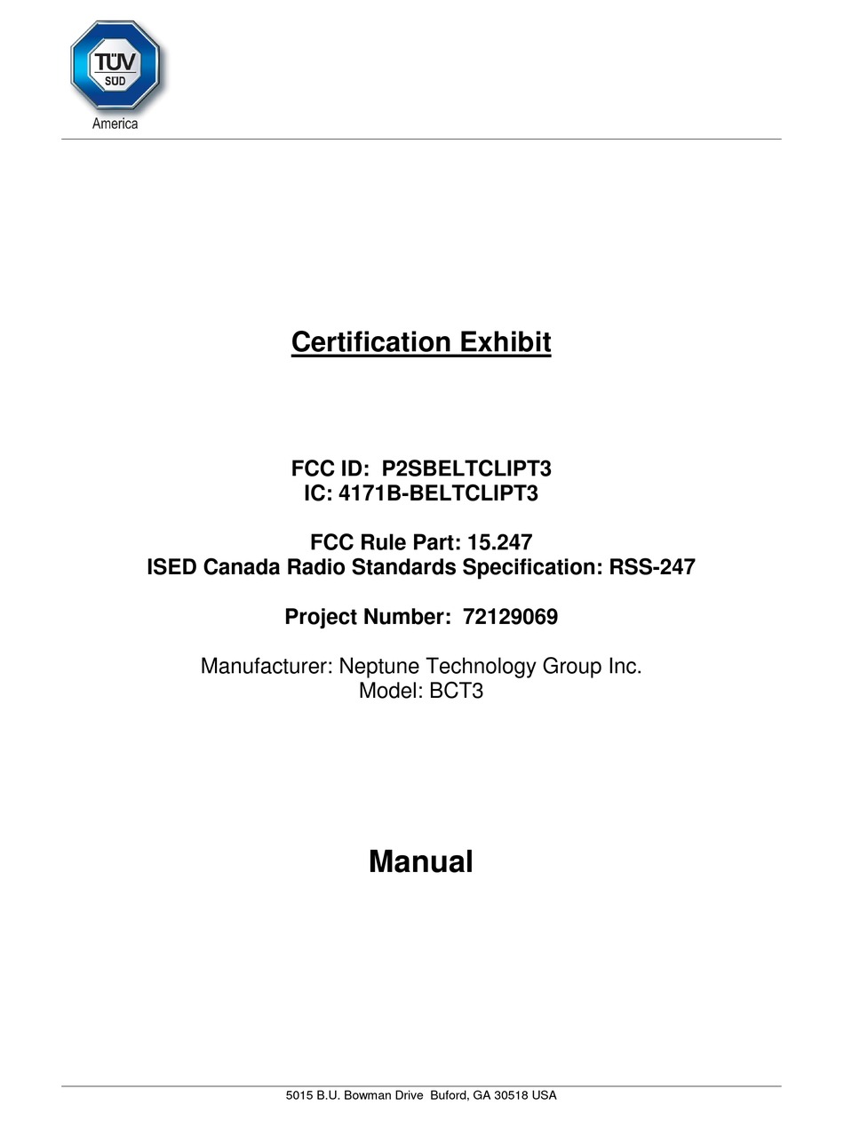 NEPTUNE ARB R900 USER MANUAL Pdf Download ManualsLib