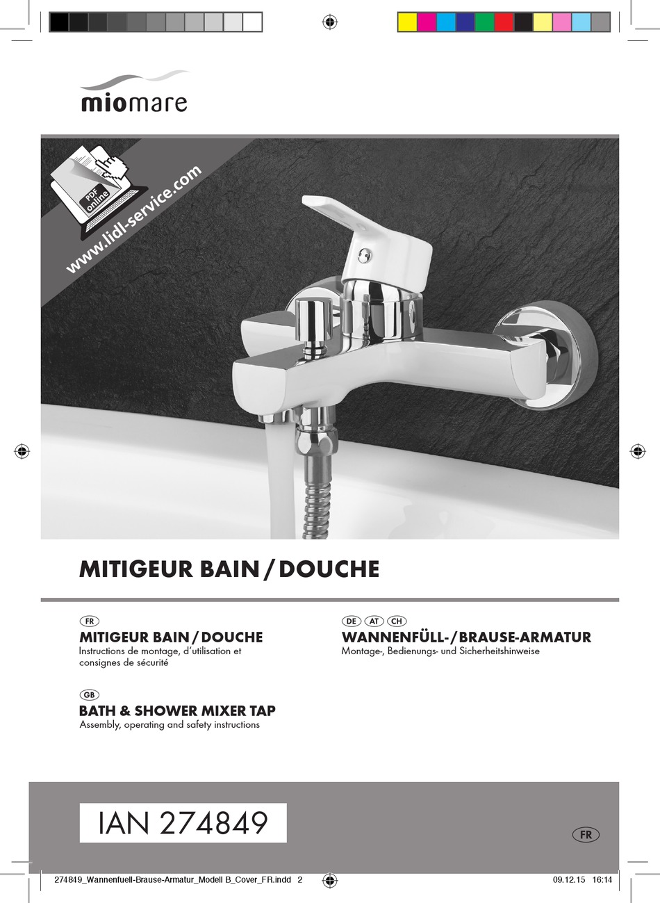 MIOMARE 274849 ASSEMBLY, OPERATING AND SAFETY INSTRUCTIONS Pdf Download