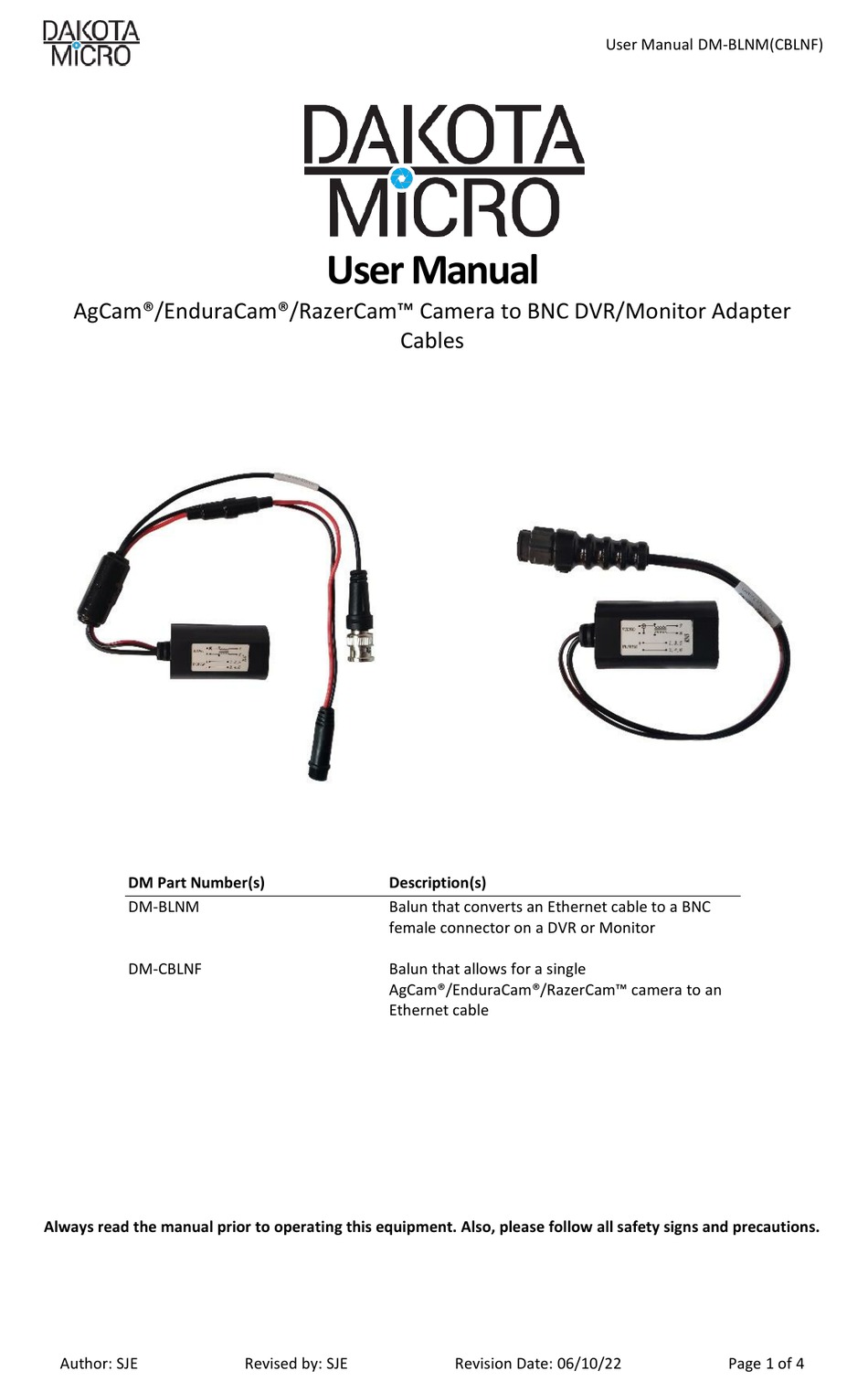 DAKOTA MICRO AGCAM USER MANUAL Pdf Download ManualsLib