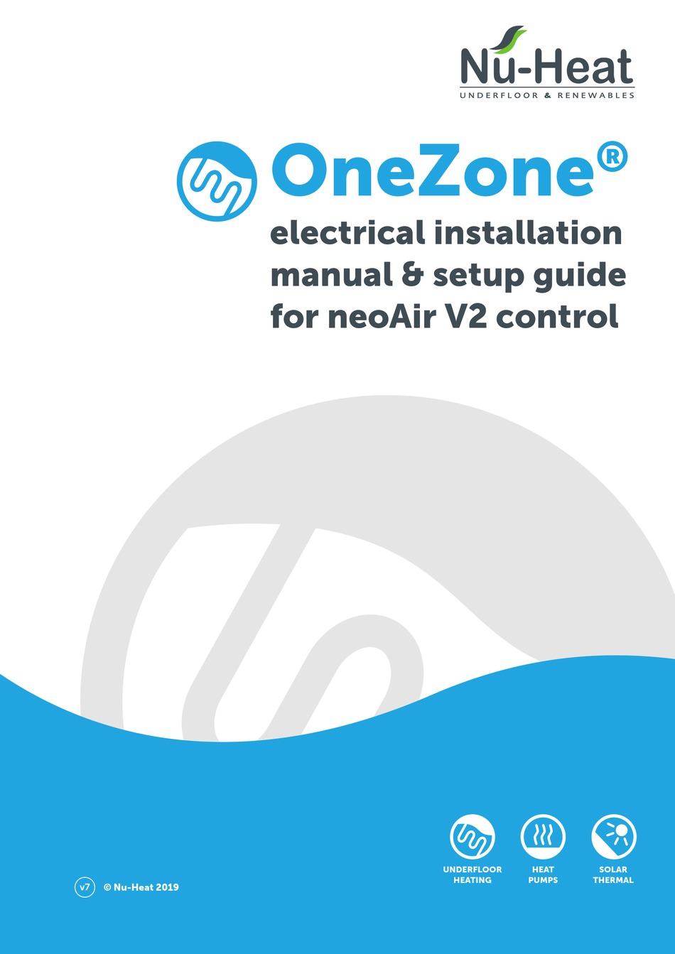 NUHEAT ONEZONE NEOAIR V2 INSTALLATION MANUAL & SETUP MANUAL Pdf