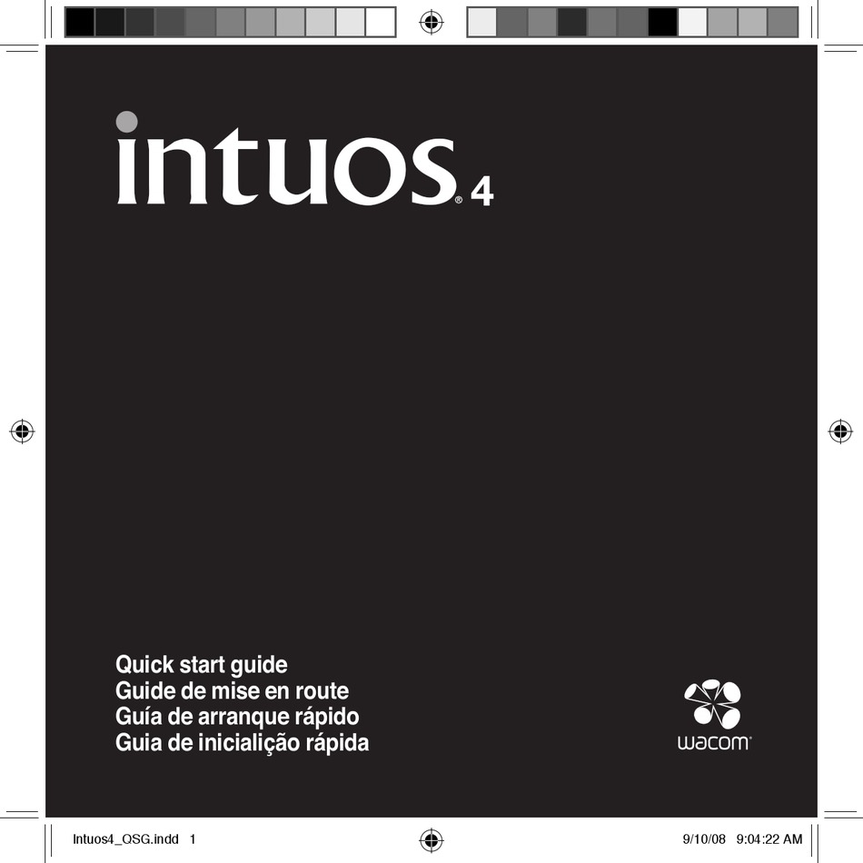 WACOM INTUOS 4 QUICK START MANUAL Pdf Download | ManualsLib