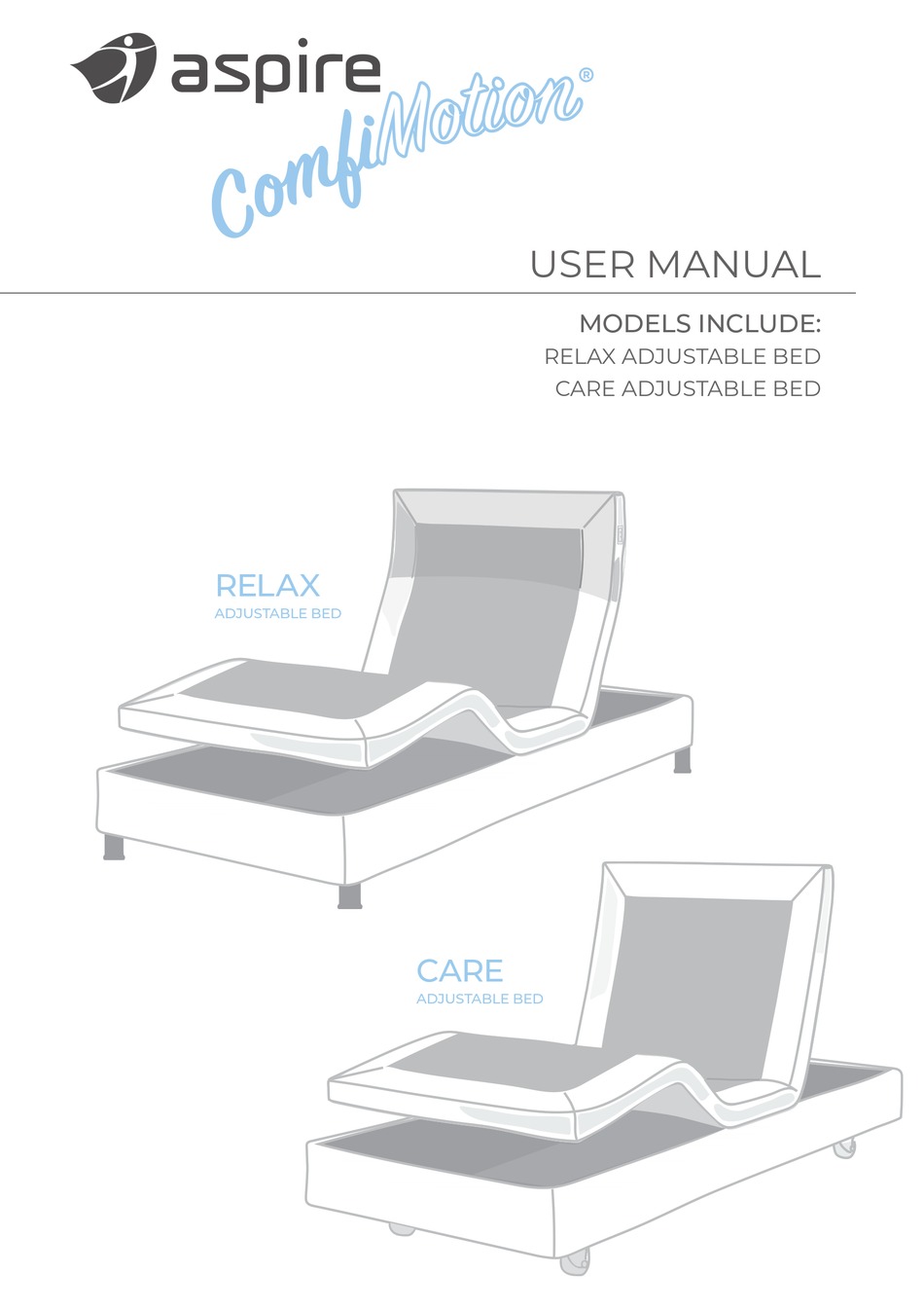 ASPIRE COMBIMOTION RELAX ADJUSTABLE BED USER MANUAL Pdf Download