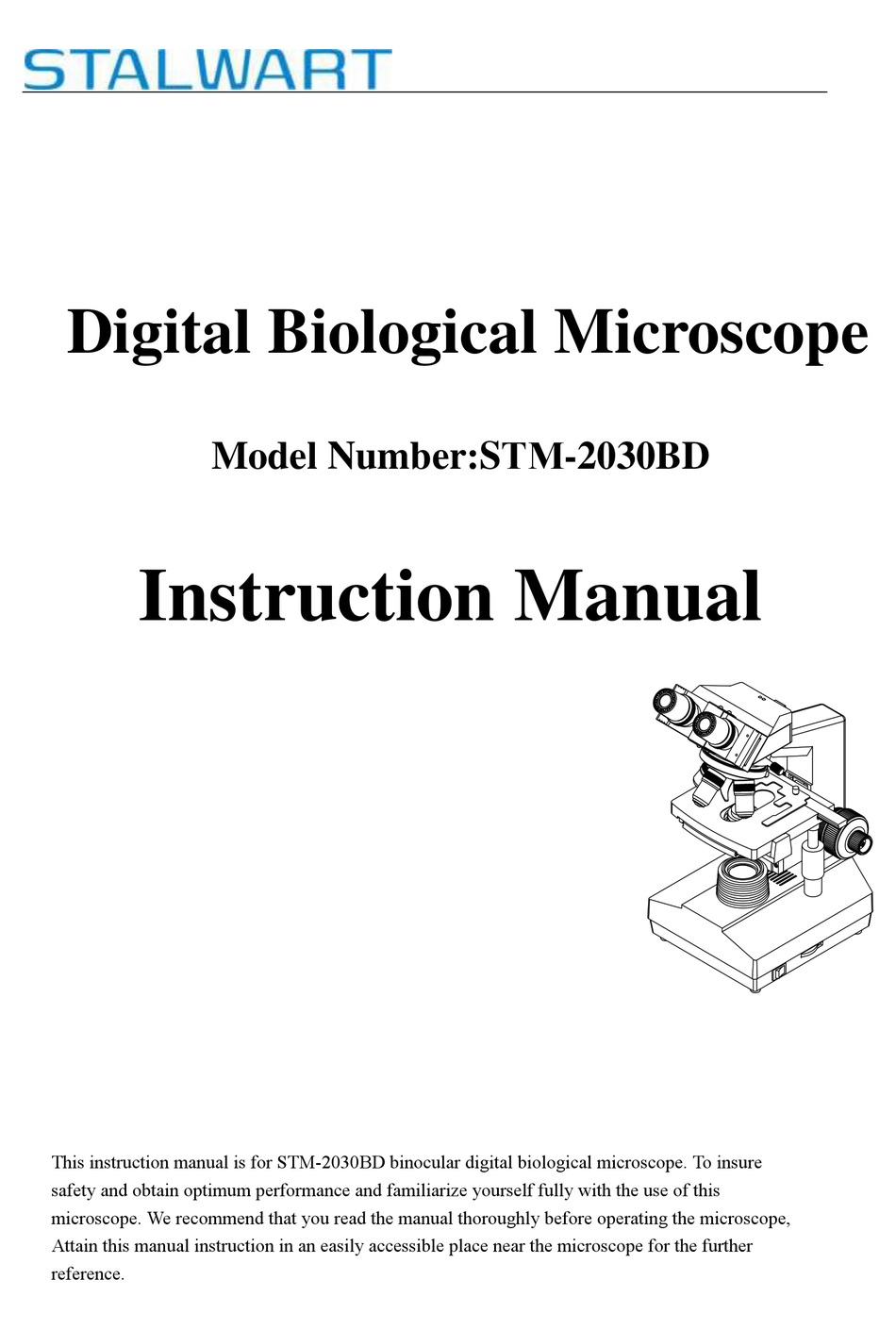 STALWART STM2030BD INSTRUCTION MANUAL Pdf Download ManualsLib