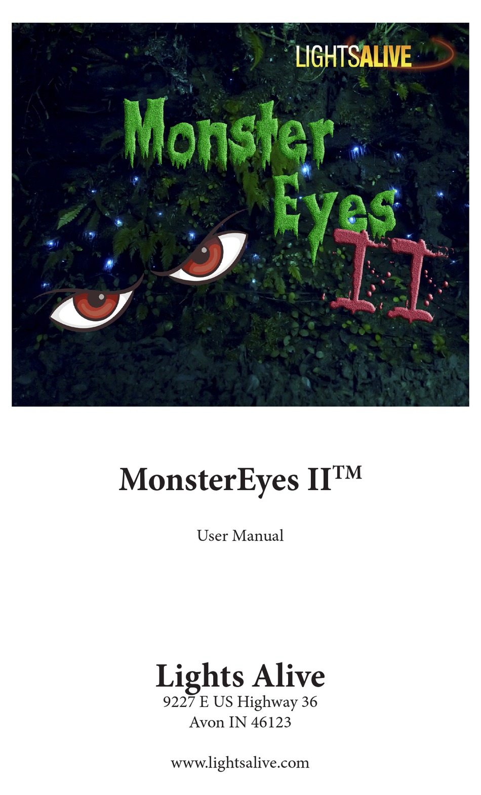 LIGHTS ALIVE MONSTEREYES II USER MANUAL Pdf Download ManualsLib
