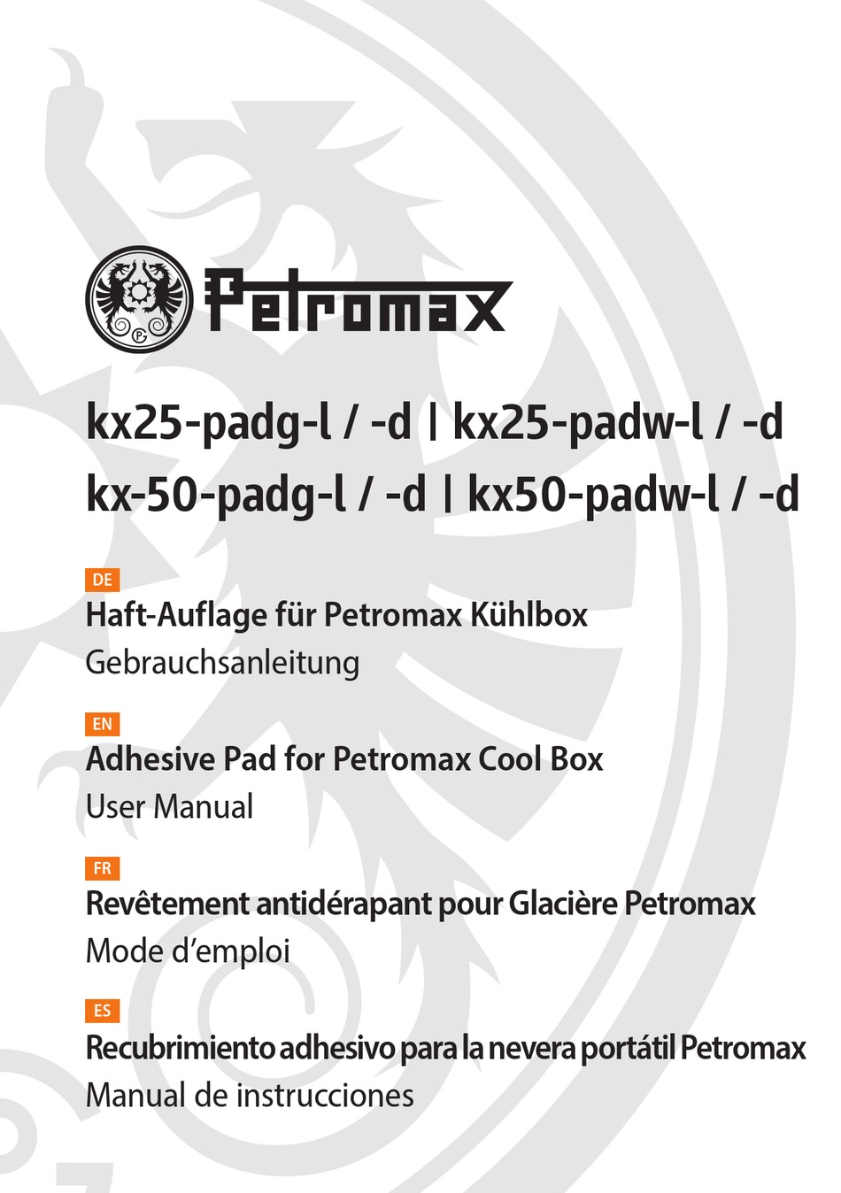 PETROMAX KX25PADGL USER MANUAL Pdf Download ManualsLib