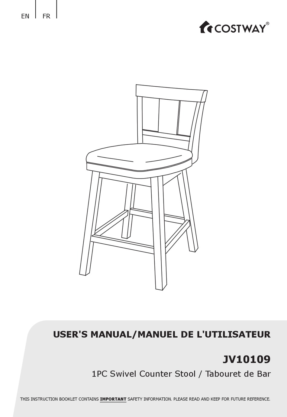 COSTWAY JV10109 USER MANUAL Pdf Download ManualsLib