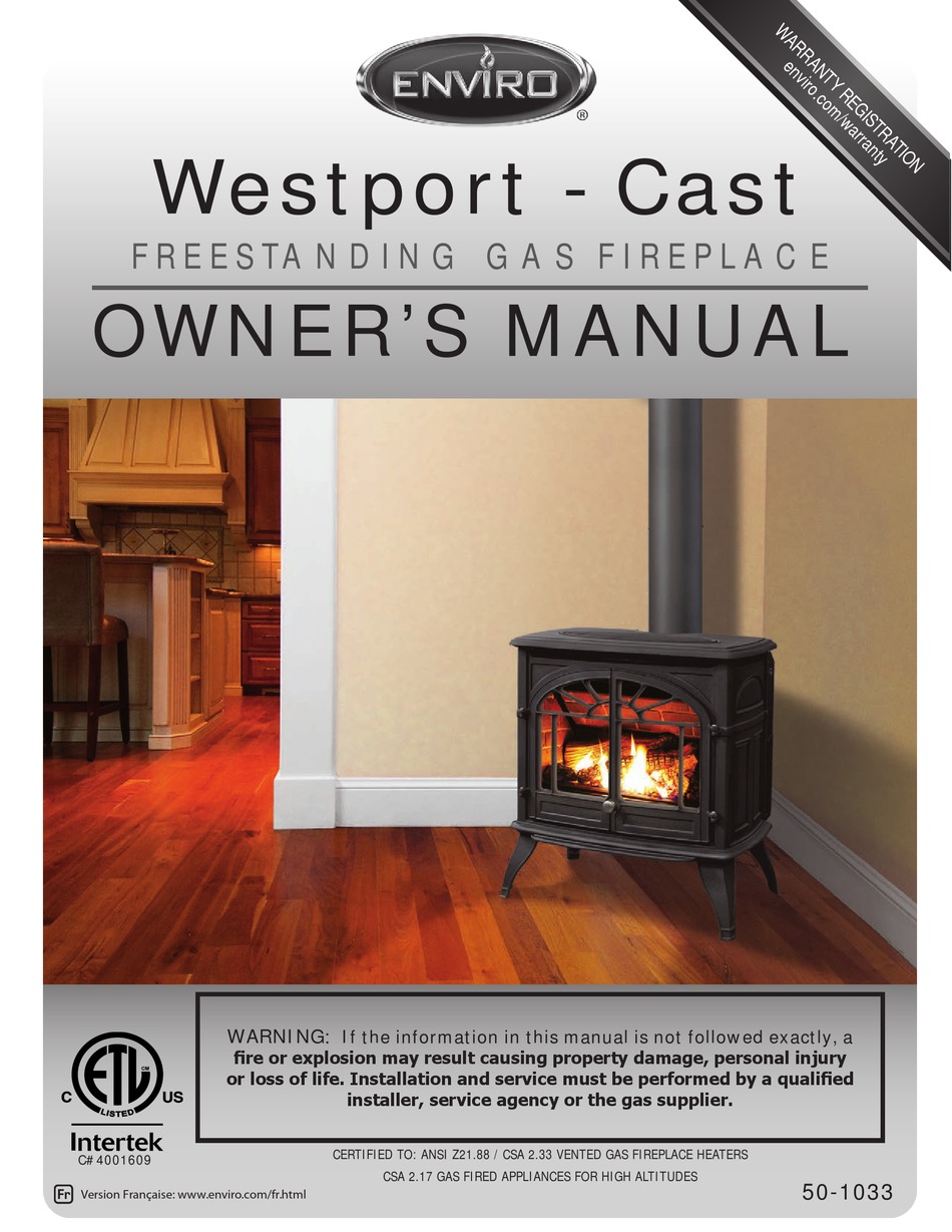 ENVIRO WESTPORTCAST OWNER'S MANUAL Pdf Download ManualsLib