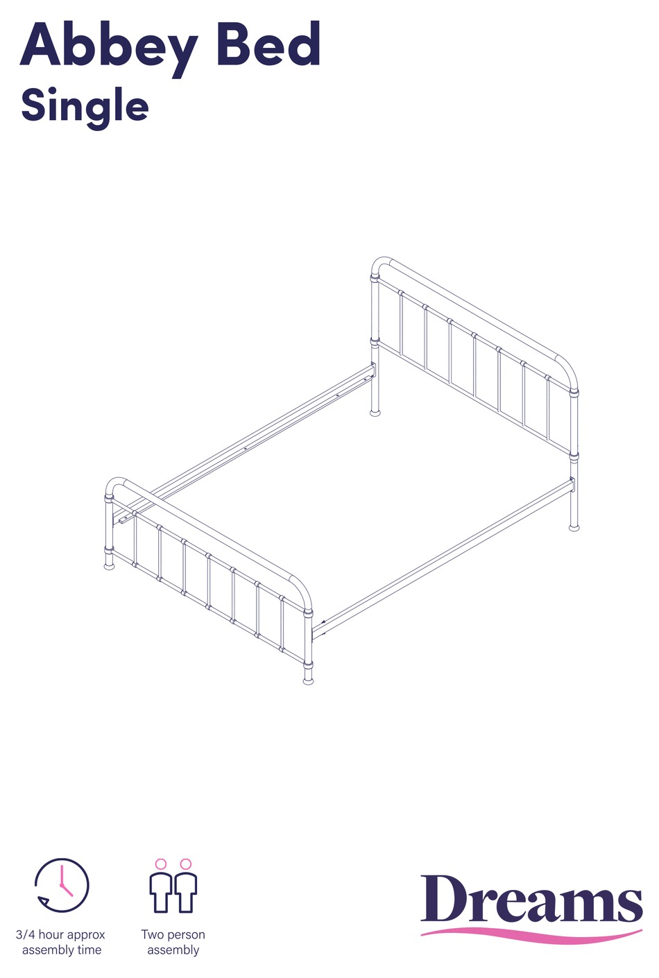 dreams-abbey-bed-single-assembly-instructions-manual-pdf-download