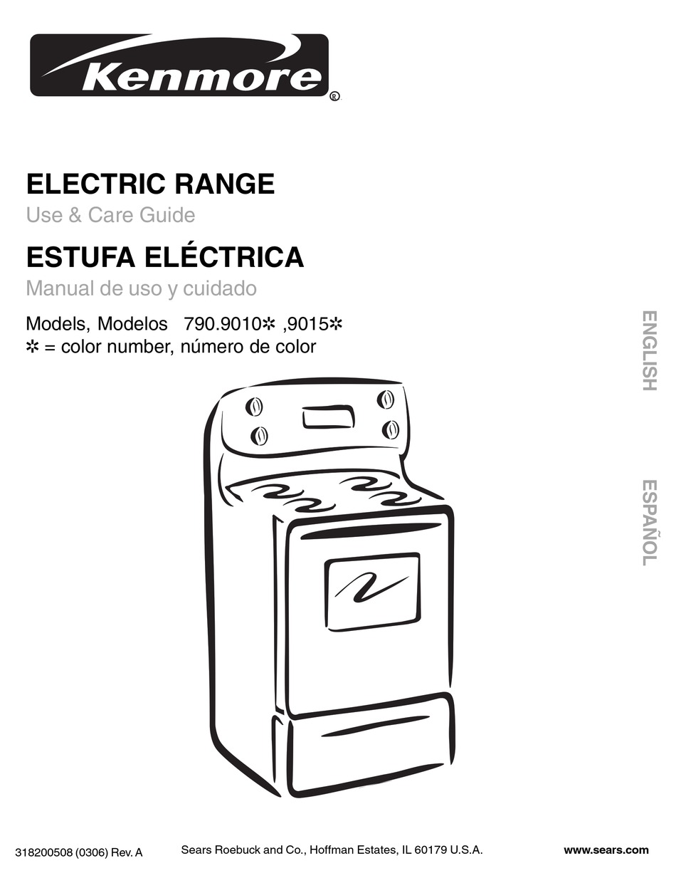 KENMORE 790.9010 SERIES USE & CARE MANUAL Pdf Download ManualsLib