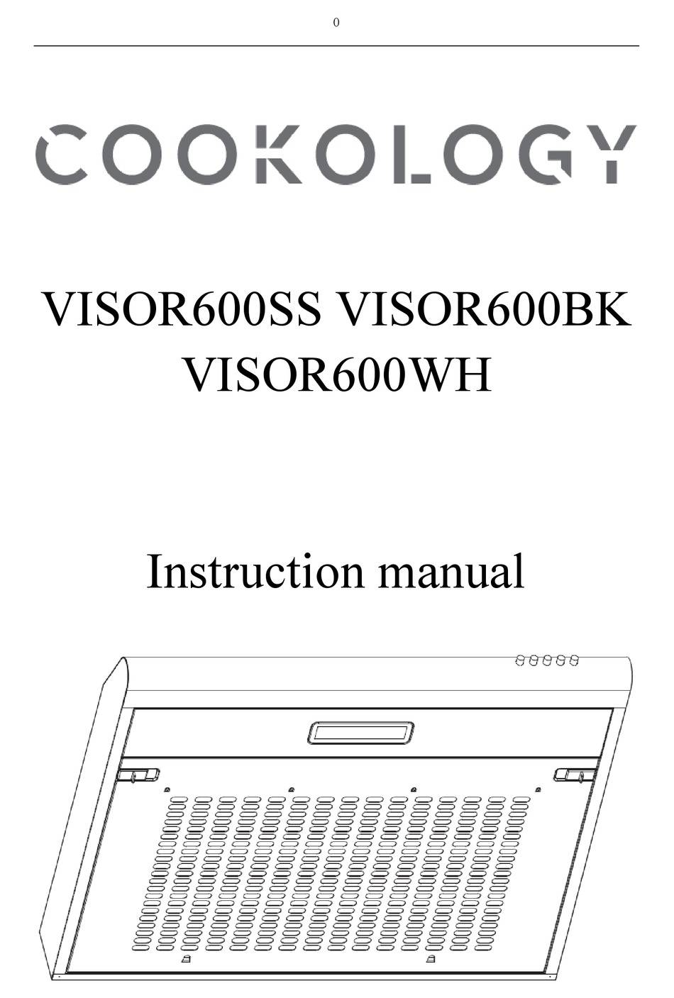 COOKOLOGY VISOR600SS INSTRUCTION MANUAL Pdf Download ManualsLib